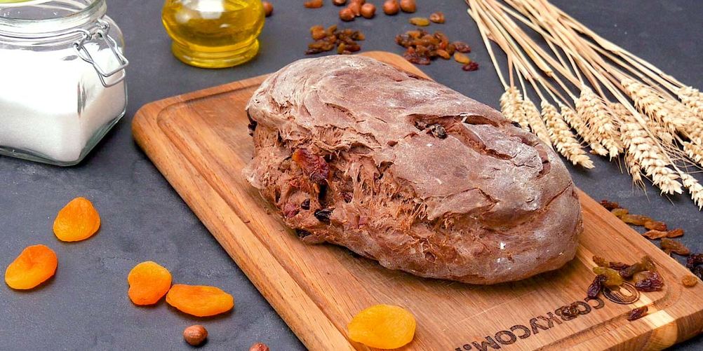 Рецепт хлеба десертного с орехами и сухофруктами