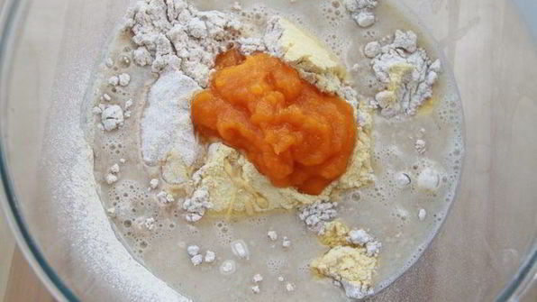 хлеб тыквенное кольцо