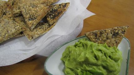 Хрустящие хлебцы с кремом из авокадо