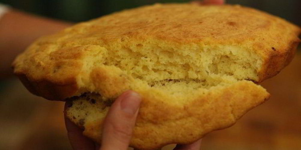 Рецепт кукурузного хлеба на сале