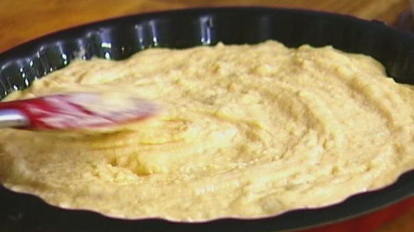 кукурузный хлеб на сале