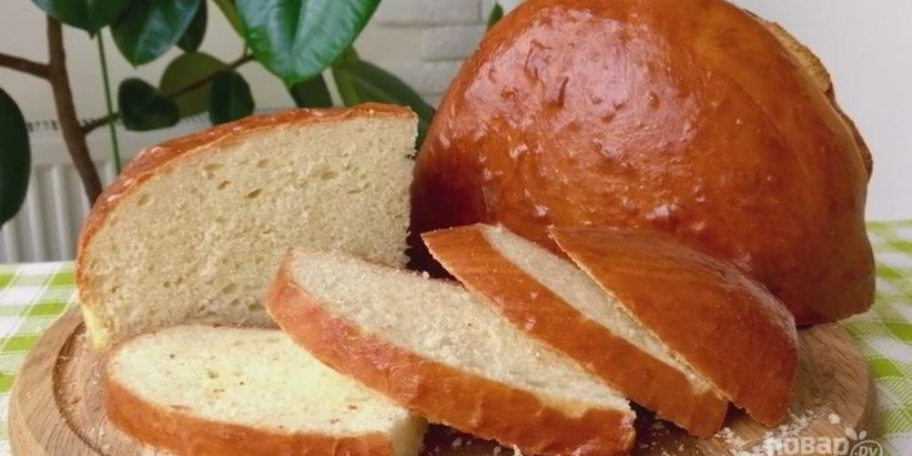 Рецепт очень вкусного домашнего хлеба на кислом молоке