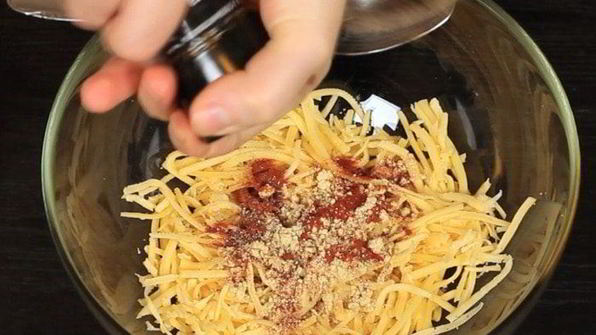 сырный хлеб на белом вине