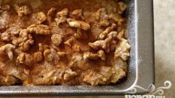 яблочный хлеб с орехами