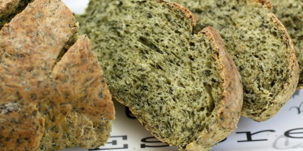 Рецепт зеленого хлеба со шпинатом