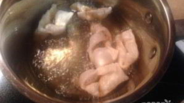 хрустящий хворост на воде