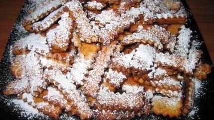 Хворост творожный