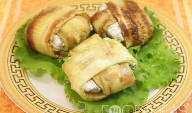 Конвертики из кабачков