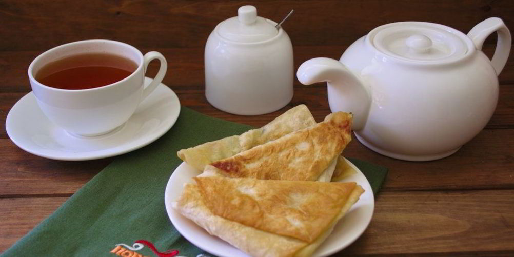 Рецепт конвертиков с сыром и зеленью