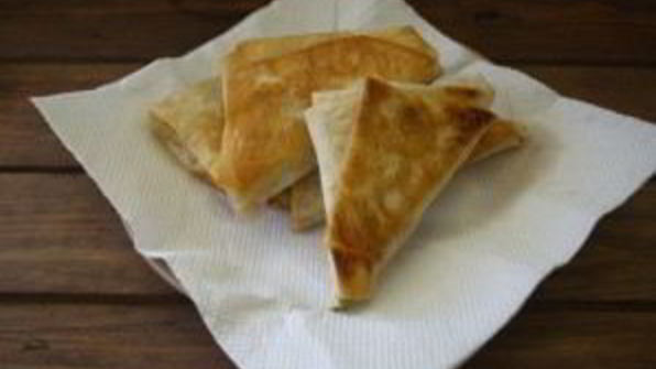 конвертики с сыром и зеленью