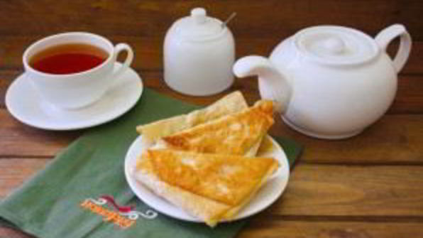 конвертики с сыром и зеленью