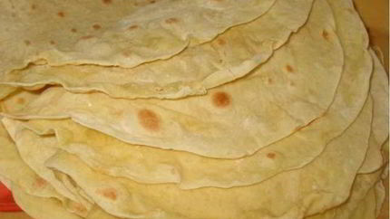 Армянский лаваш на сковороде