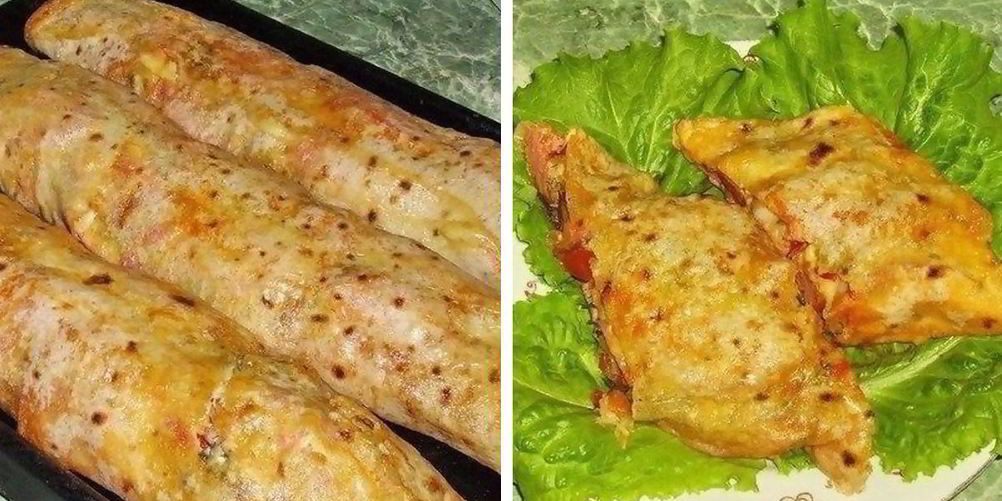 Рецепт фаршированного лаваша в духовке