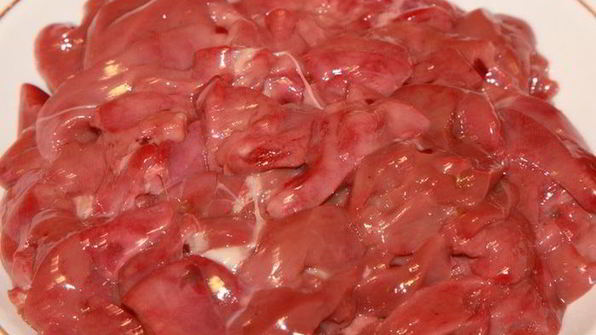 гречка с куриной печенью в лаваше