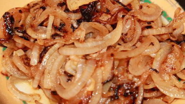 гречка с куриной печенью в лаваше