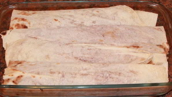 гречка с куриной печенью в лаваше