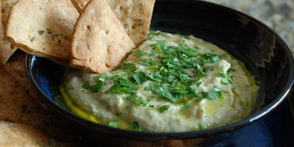 Рецепт хрустящего лаваша с фасолевой намазкой