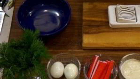 корзинки из лаваша с салатом