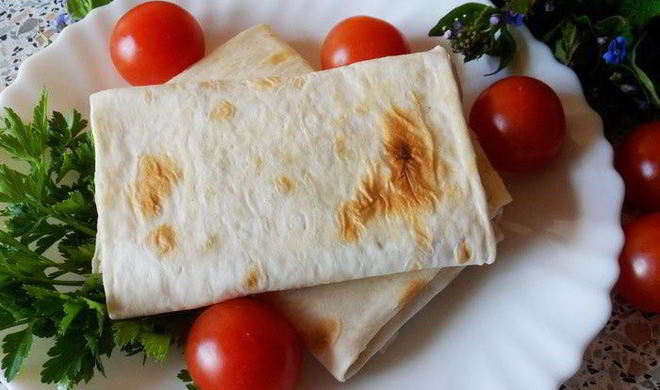 Кыстыбый в лаваше