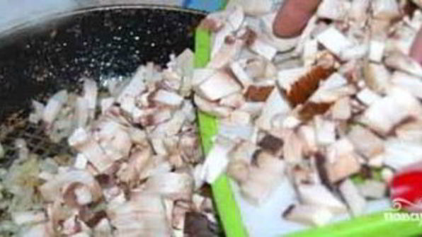 лаваш с грибами в духовке