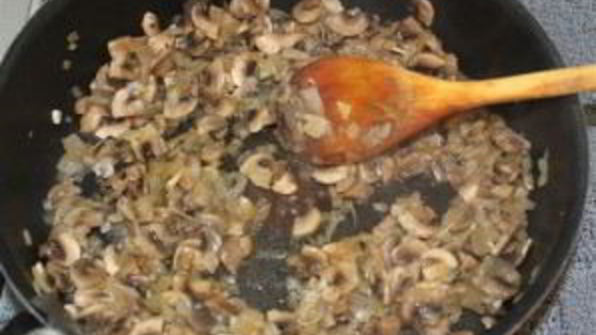 лаваш с грибами