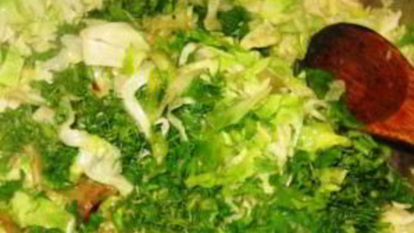 лаваш с капустной начинкой