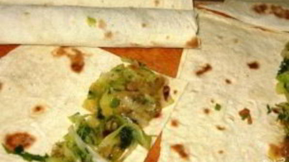 лаваш с капустной начинкой