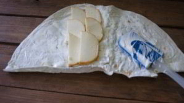 лаваш с копченым сыром