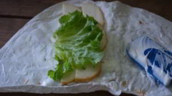 лаваш с копченым сыром