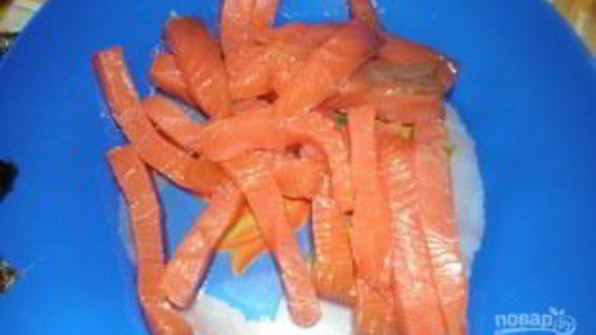 лаваш с красной рыбой