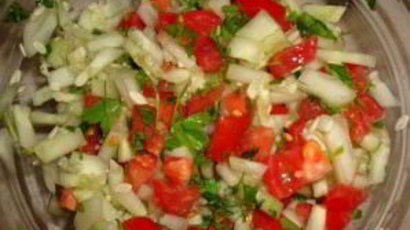 лаваш с курицей и овощами