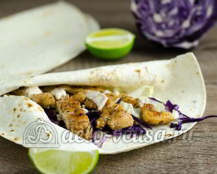 Лаваш с курицей