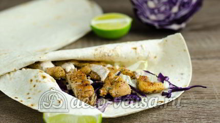 Лаваш с курицей