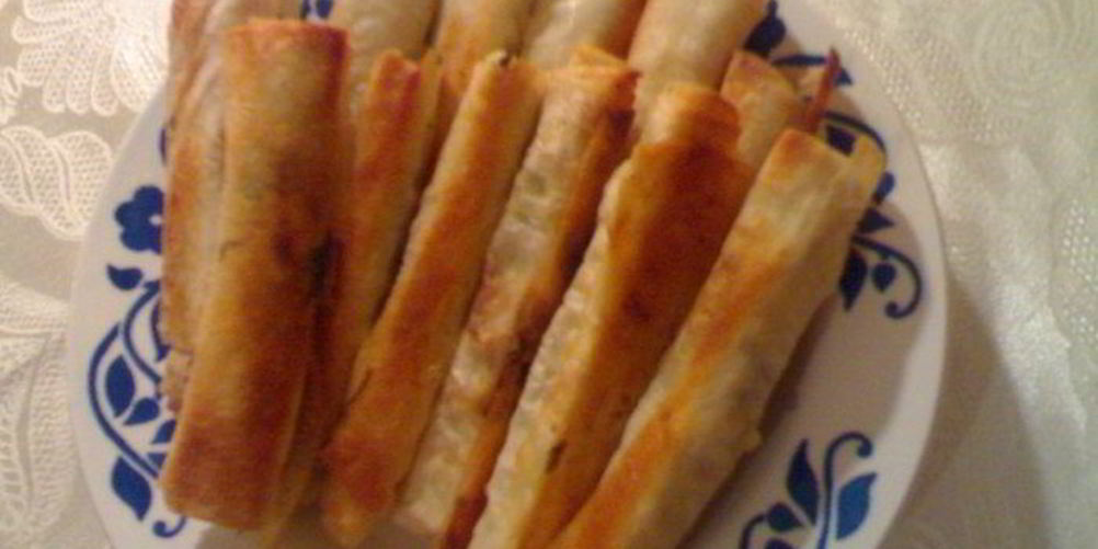 Рецепт лаваша с сыром и зеленью