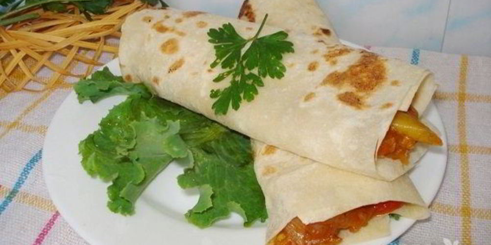 Рецепт лаваша с сюрпризом