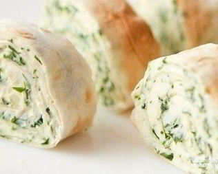 Лаваш с творогом