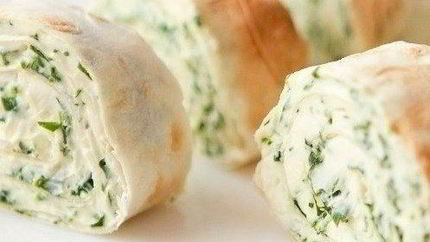 Лаваш с творогом