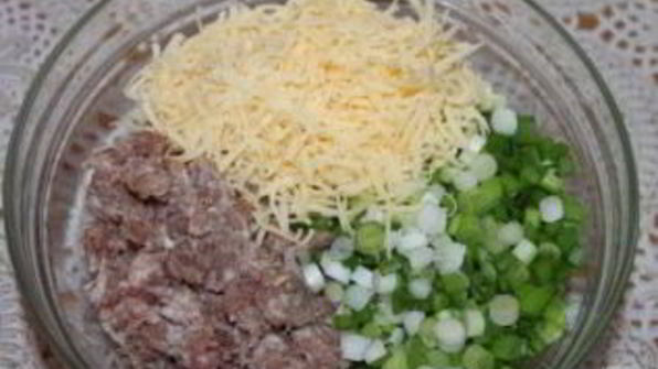 лаваш с зеленым луком