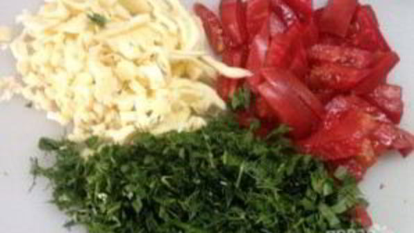 лаваш, запеченный с сыром