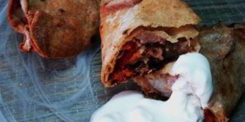 Рецепт мяса с овощами, запеченное в лаваше