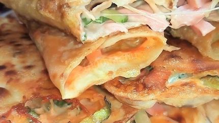 Рулеты из лаваша на пикник