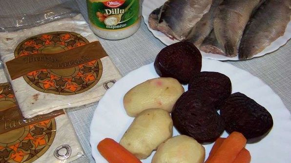 шуба в лаваше