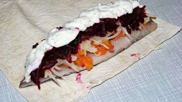 шуба в лаваше