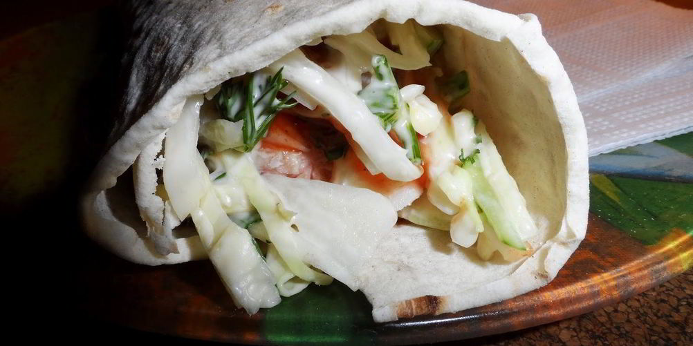 Рецепт сосиски в лаваше