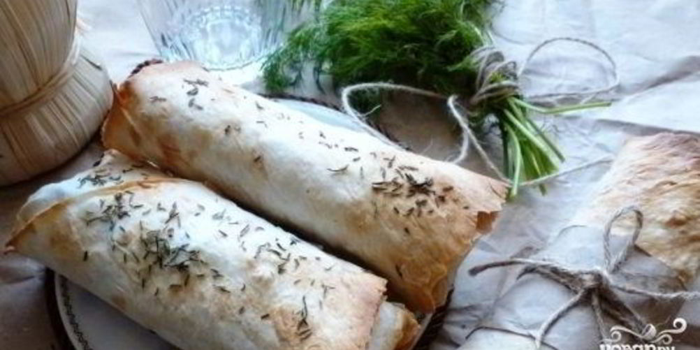 Рецепт сосисок в лаваше в духовке