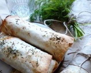 Сосиски в лаваше в духовке