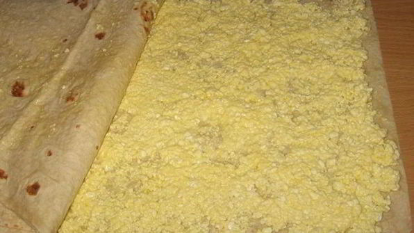 творожные завитки из лаваша