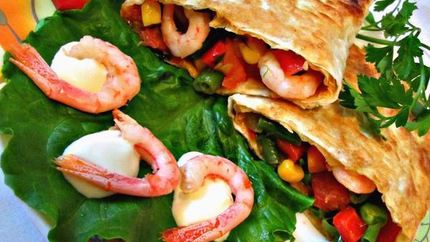 Закуска из лаваша Средиземноморский завтрак