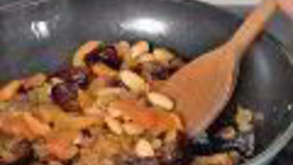 амич с зелеными лепешками