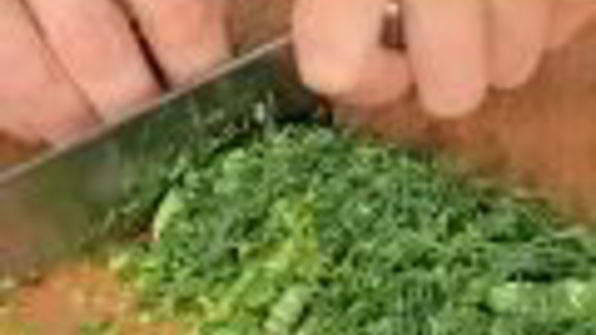 амич с зелеными лепешками